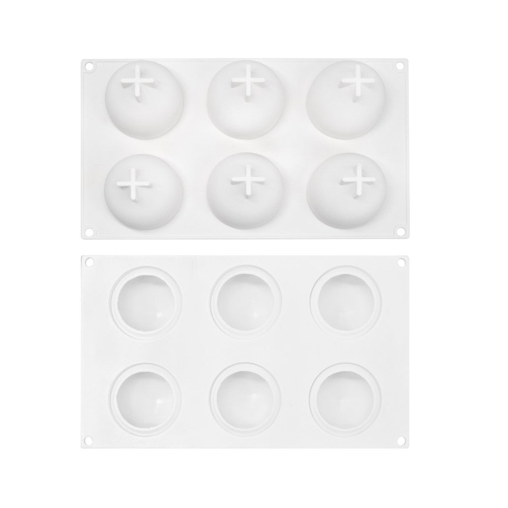 MCM-119-4 silicone cake mould piped domes