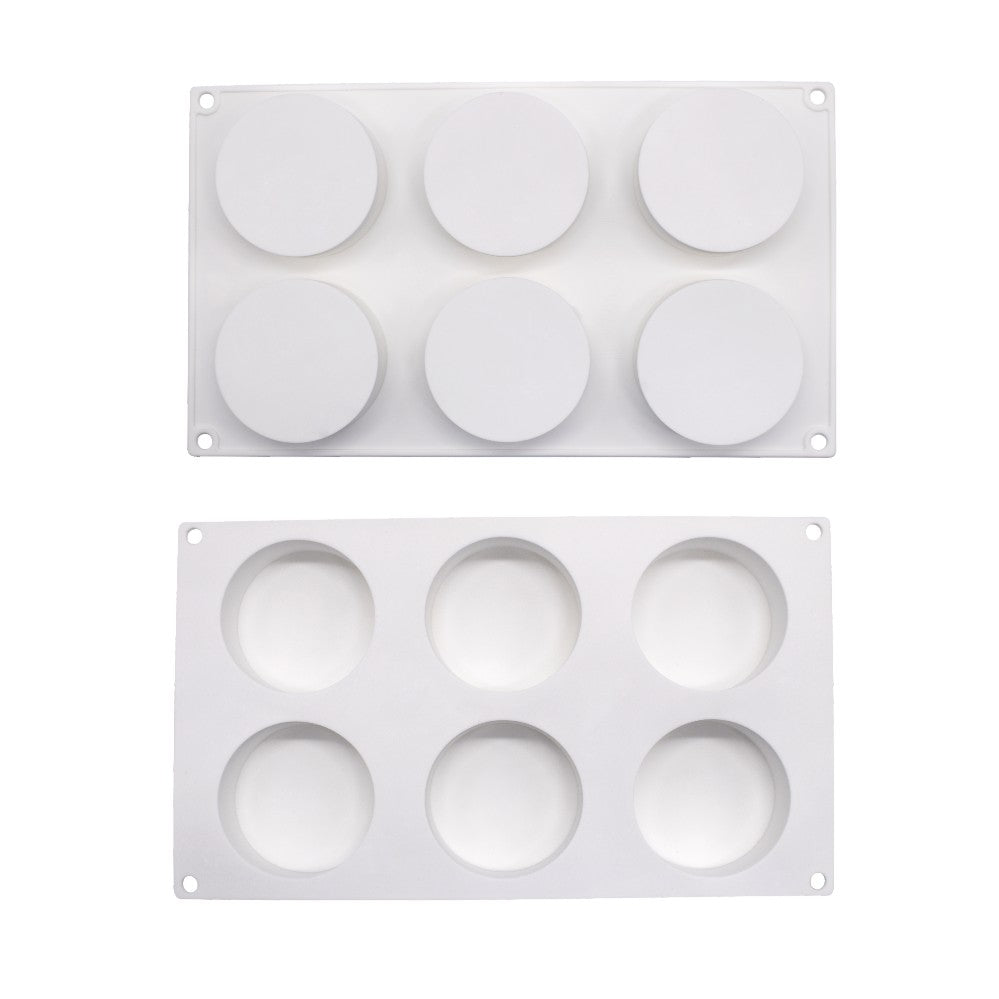 MCM-131-3 silicone mould flat round
