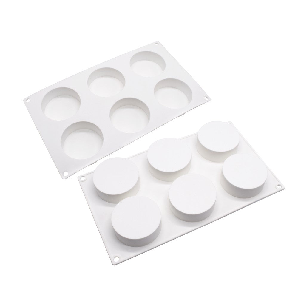 MCM-131-4 silicone mould flat round