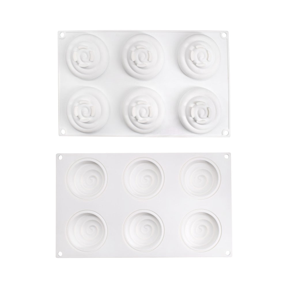 MCM-146-4 piped buttercream silicone mousse cake mould