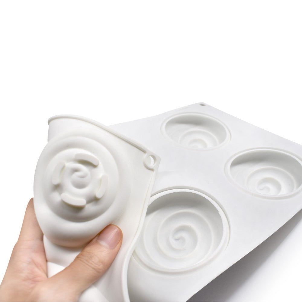 MCM-146-6 piped buttercream silicone mousse cake mould
