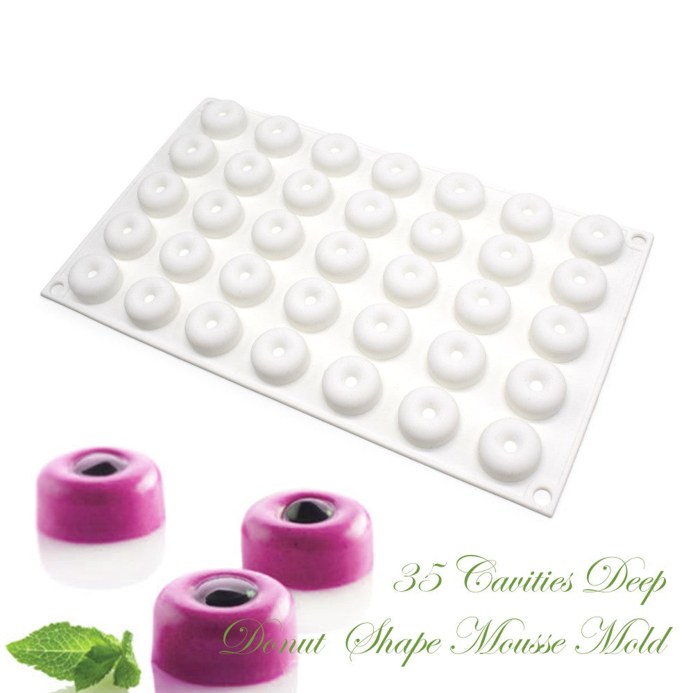 MCM-17-1 silicone cake mould mini doughnut