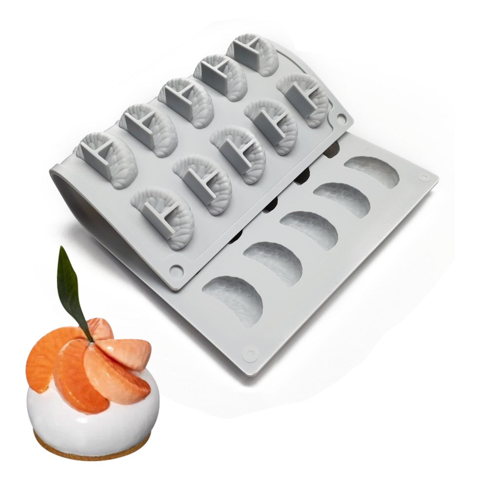 mandarin orange segments silicone mousse cake mould