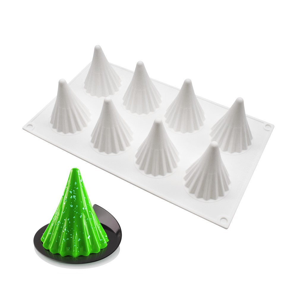 christmas tree silicone mousse cake mould