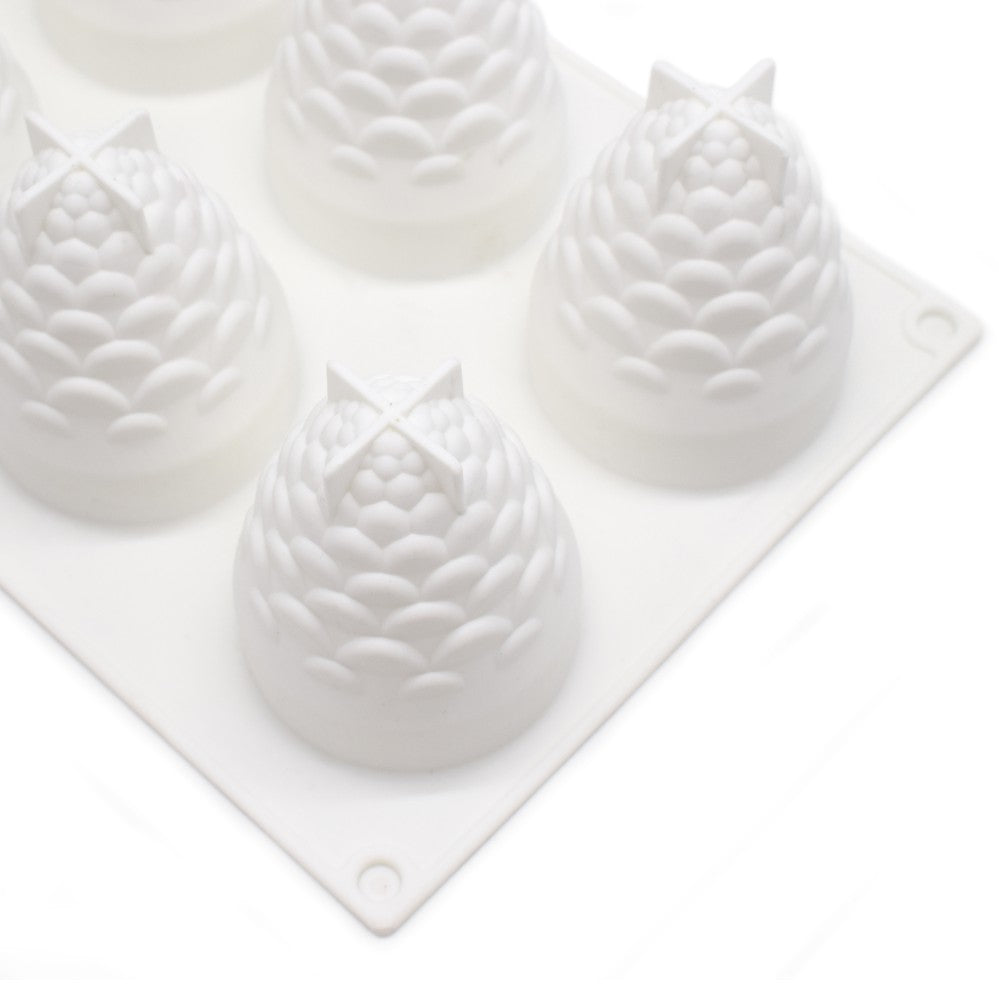 silicone cake mould pine cones christmas