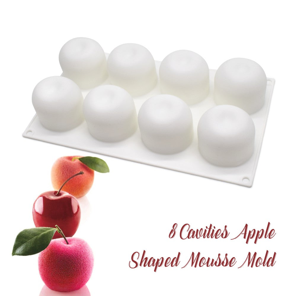 MCM-42-1 Apple sphere silicone mousse cake mould