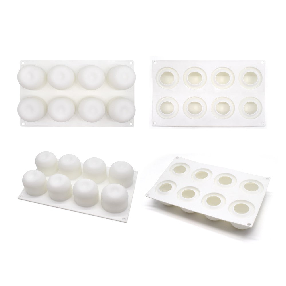 MCM-42-5 Apple sphere silicone mousse cake mould