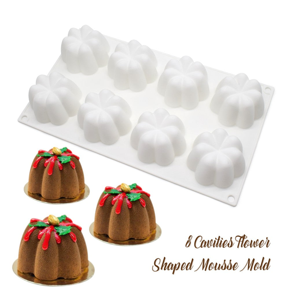 silicone mousse cake mould Christmas pudding