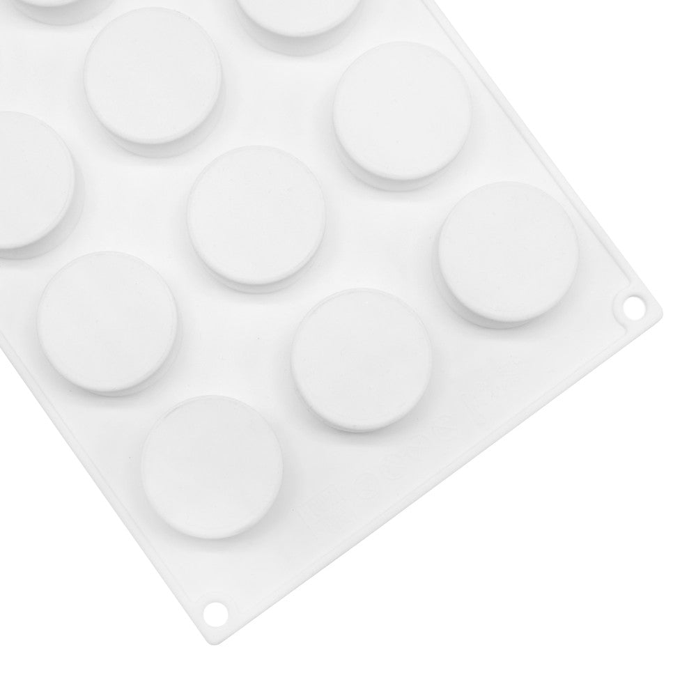 MCM-69-1 flexible silicone mould flat round small