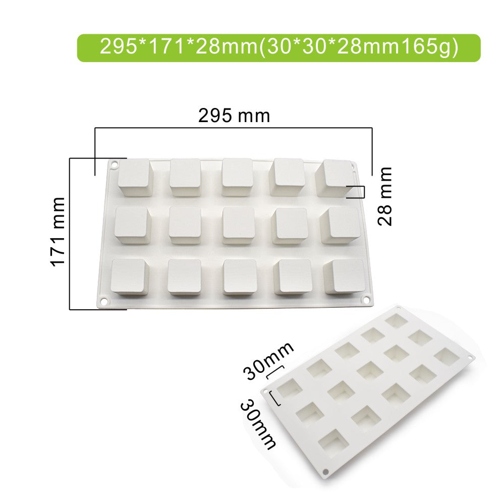 MCM-90-4 silicone mould small cubes