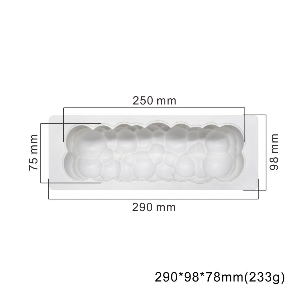 MCM-96-3 silicone cake mould bubble log