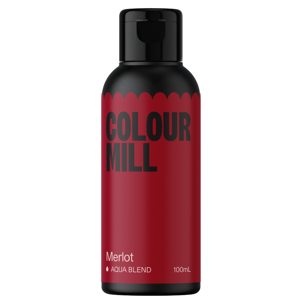 Colour mill oil based food colouring merlot 100ml