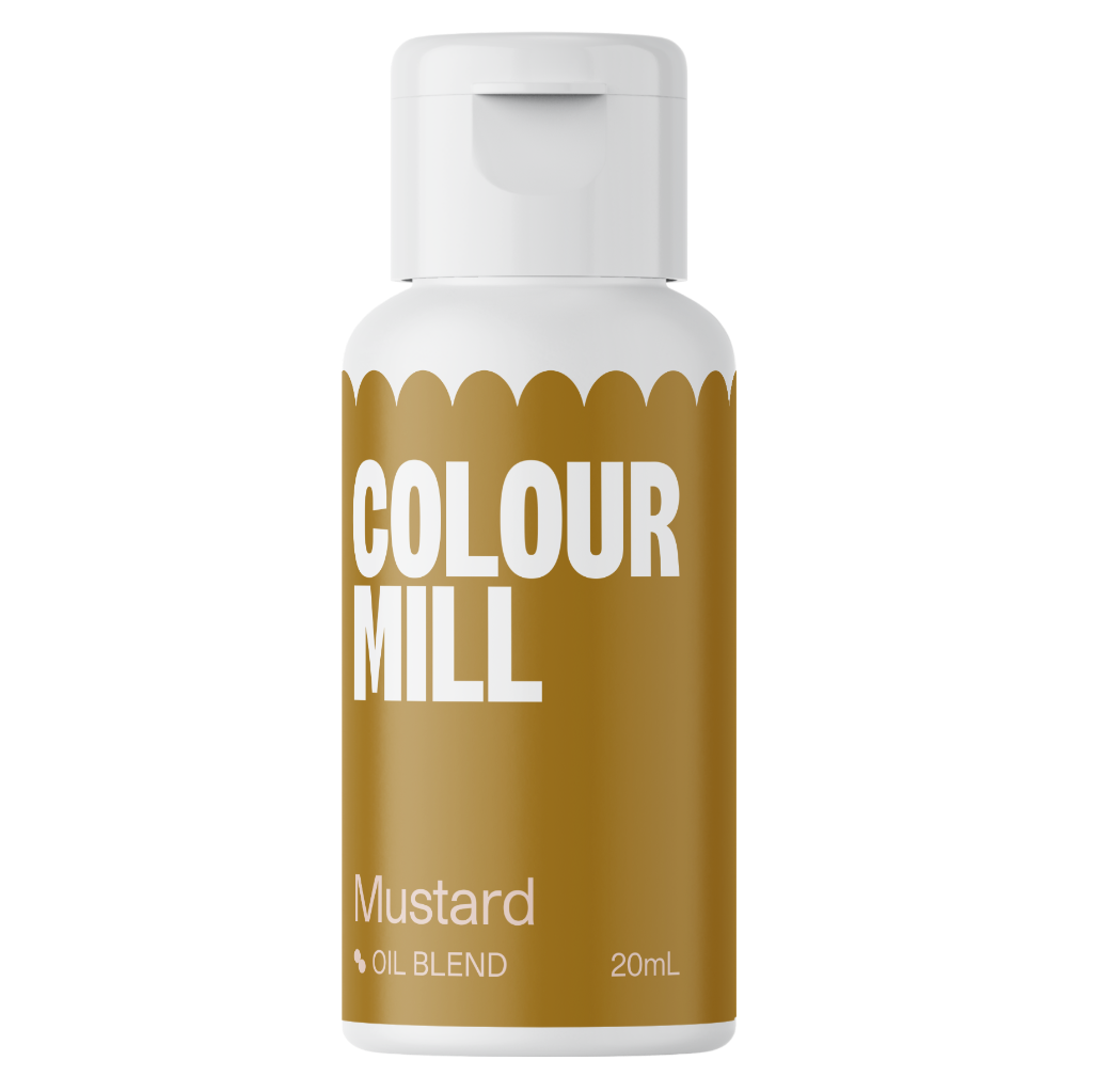 Colour mill oil based food colouring 20ml mustard