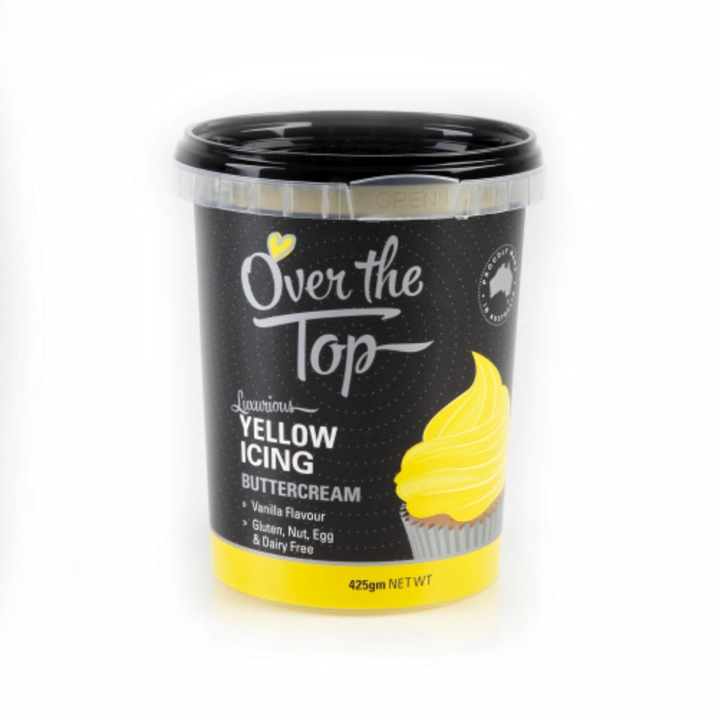 Over the top buttercream 425g yellow