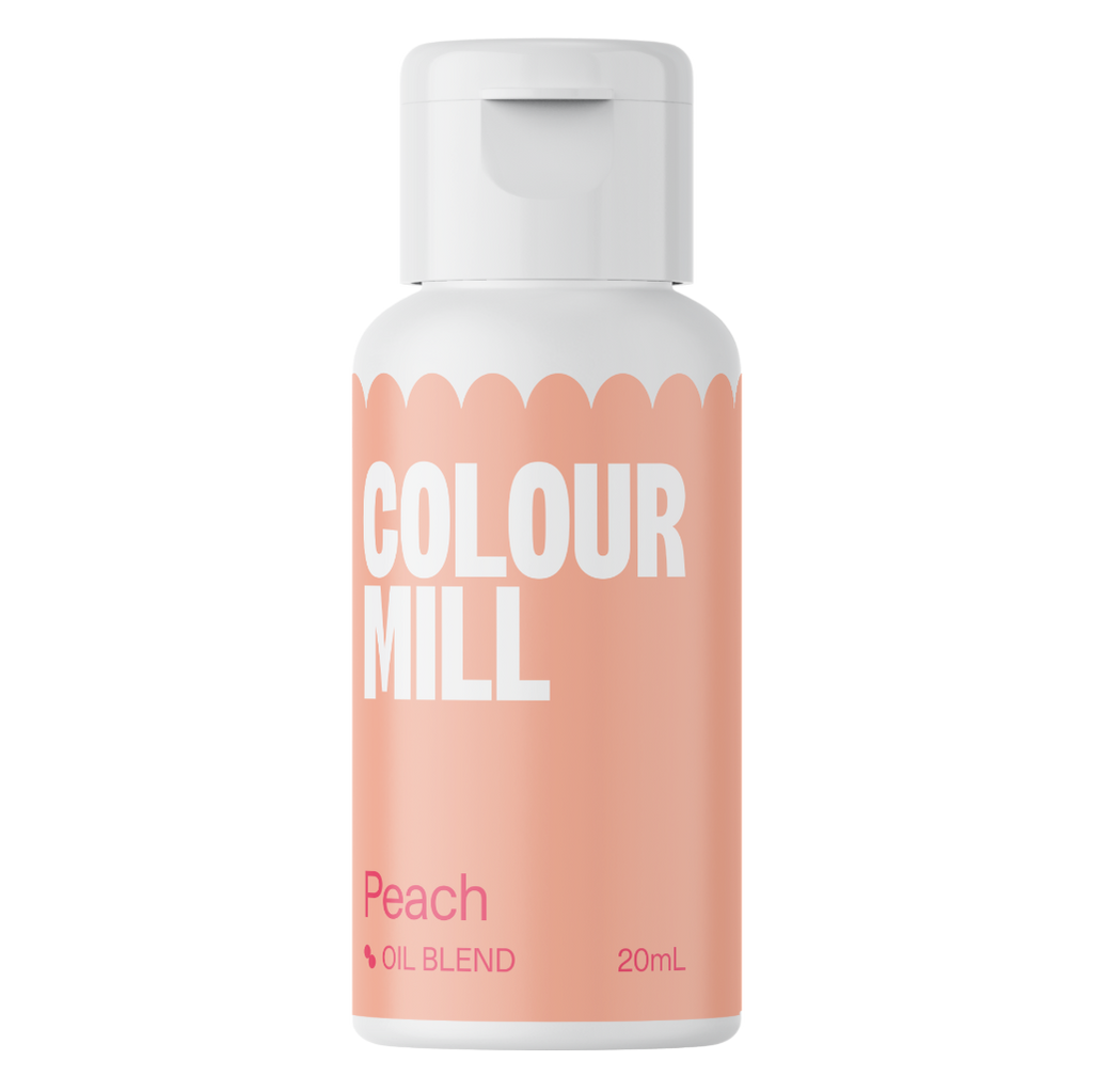 colour mill oil based food colouring 20ml peach