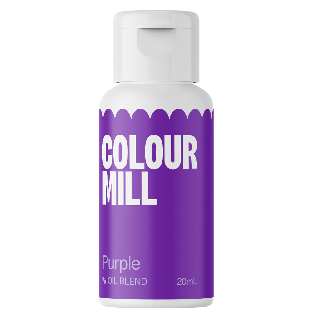 colour mill oil based food colouring 20ml purple