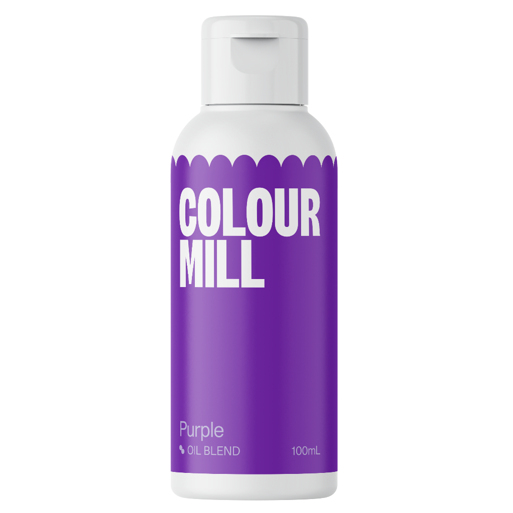 Colour mill oil based food colouring - Purple 100ml