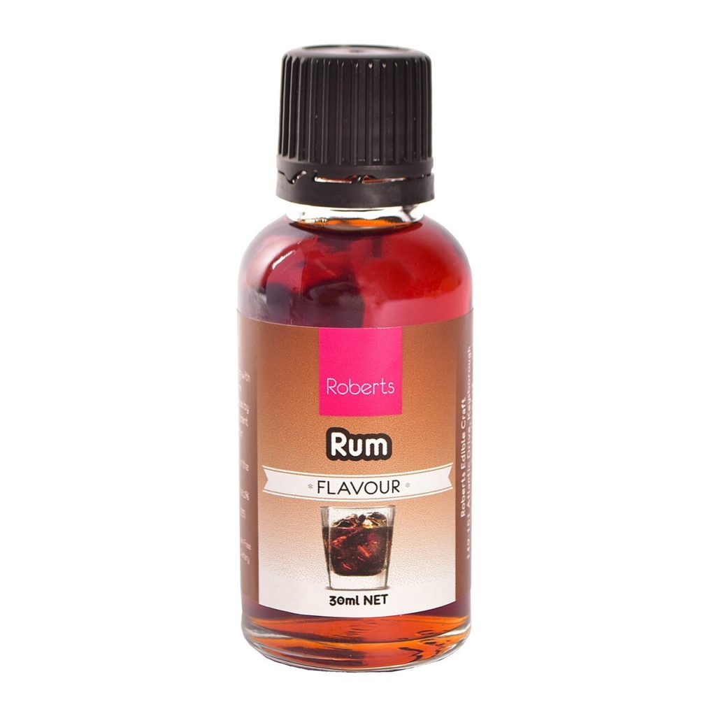 Roberts Confectionery edible craft Flavour ing Rum 30ml