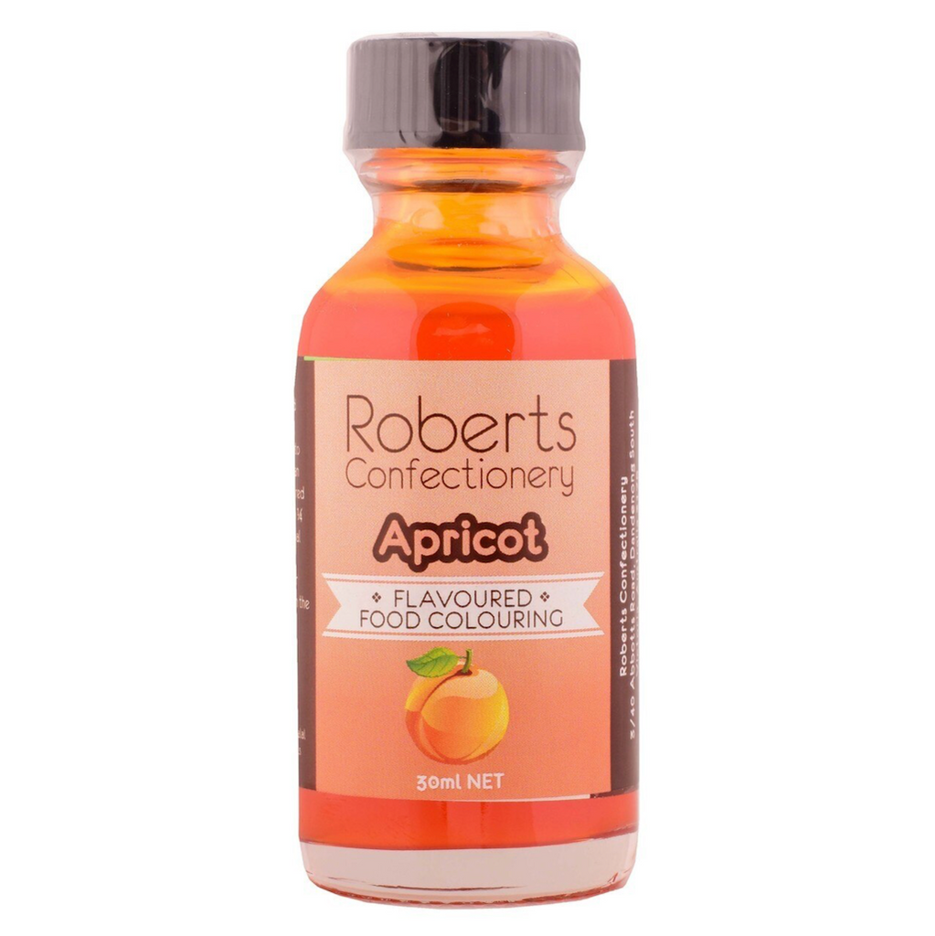 Roberts edible craft confectionery flavoured food colouring 30ml apricot