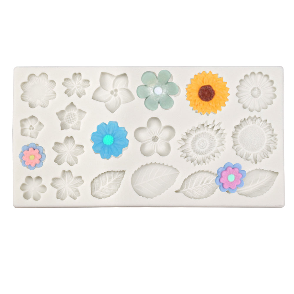 Large silicone flower mould