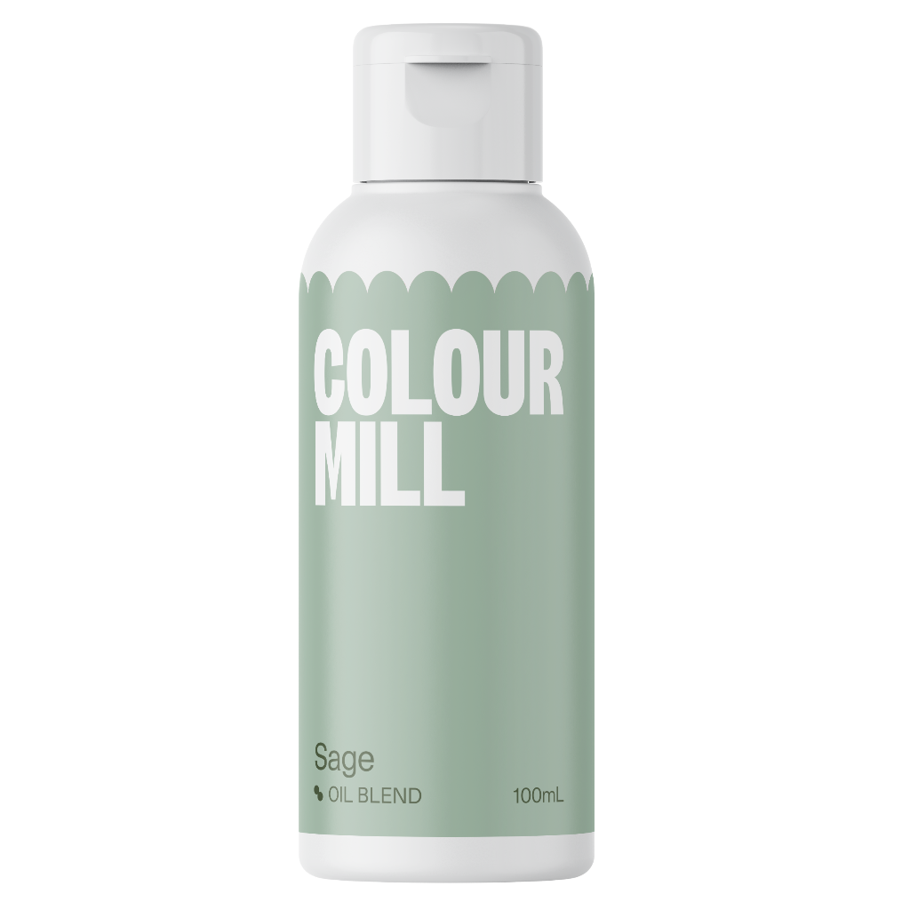 Colour mill oil based food colouring sage 100ml
