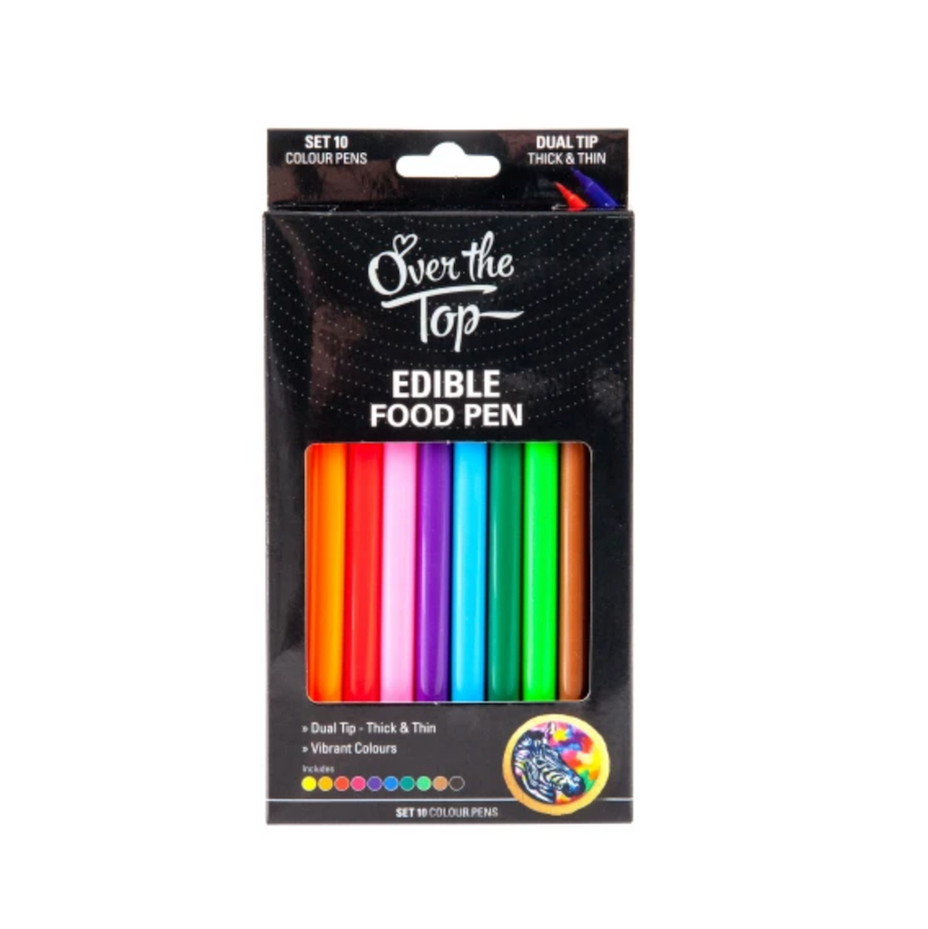 Over The Top Edible Food Pens 10 Pack