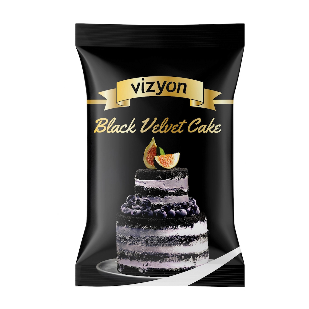 Vizyon black velvet cake mix 1kg bag