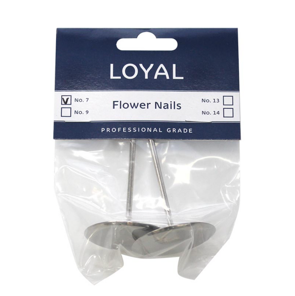 loyal metal flower nail 2 pack