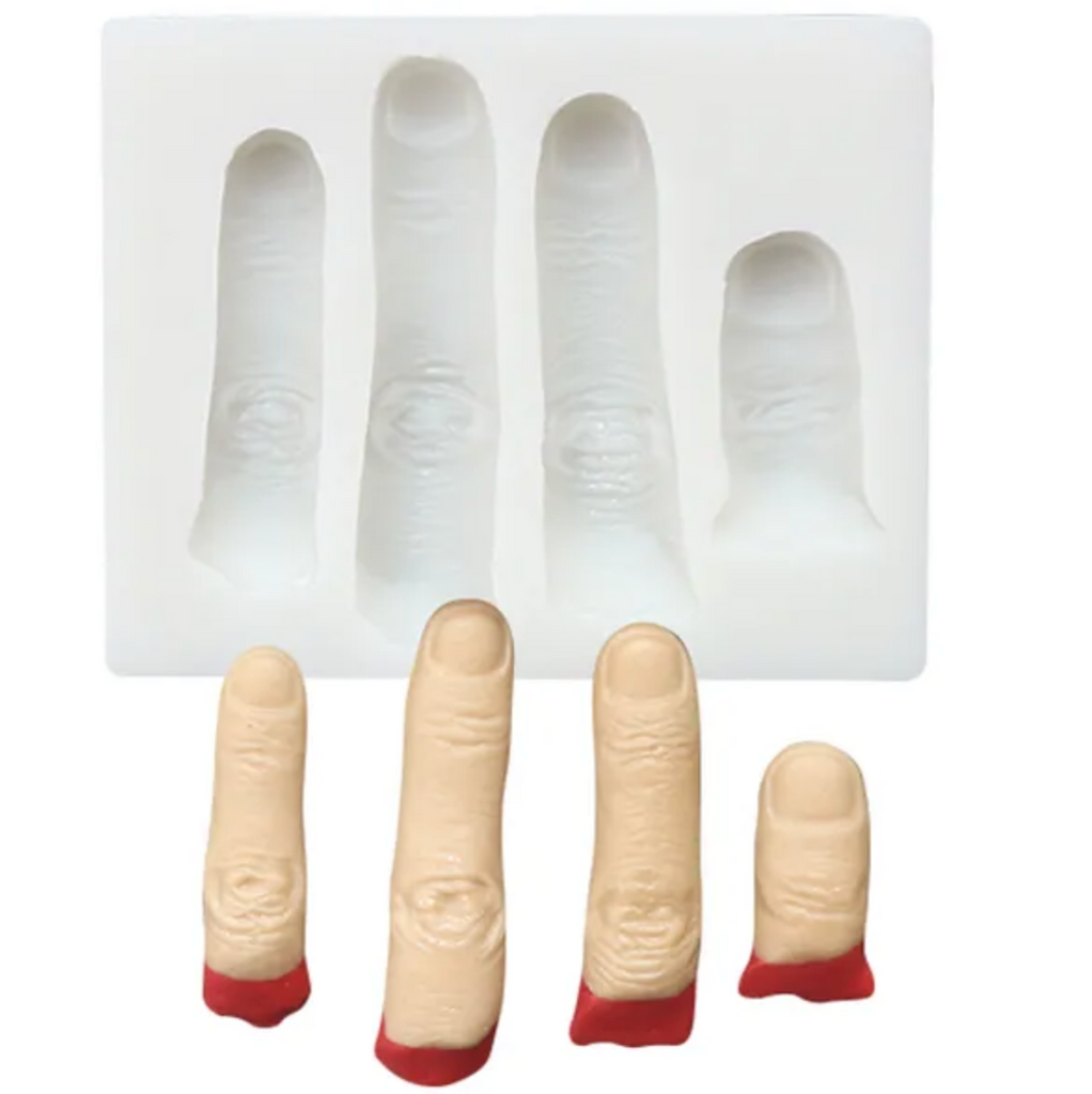 fingers silicone mould for Halloween