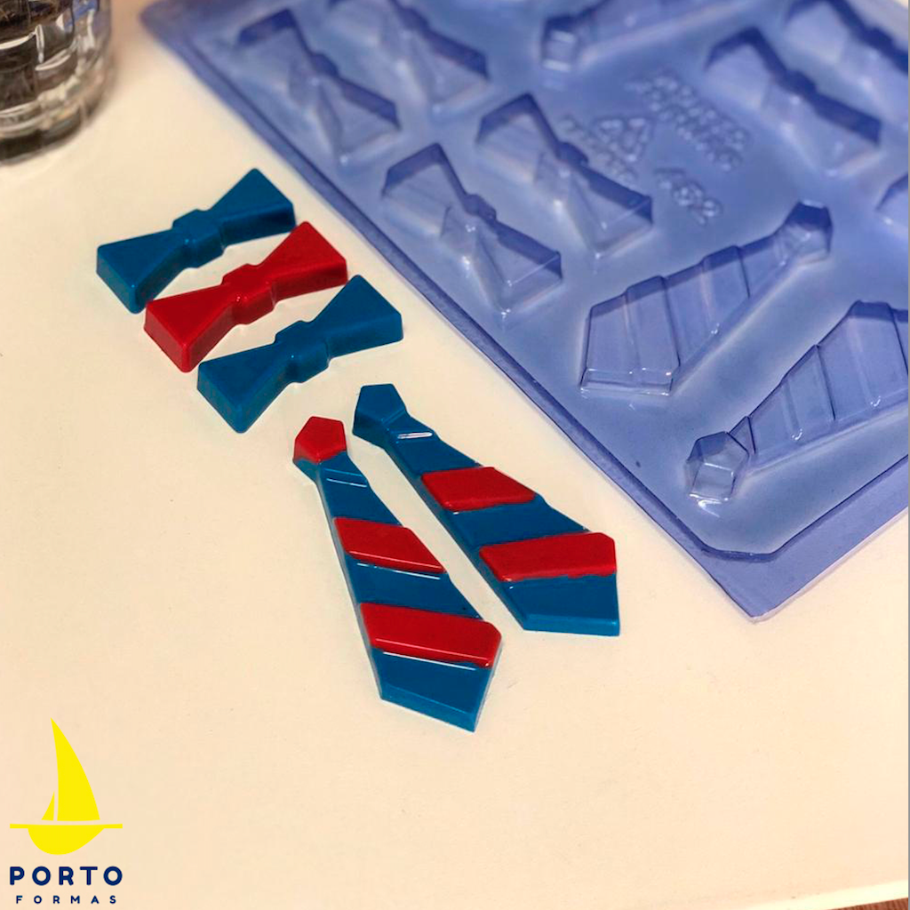 plastic chocolate mould portoforma fathers day tie