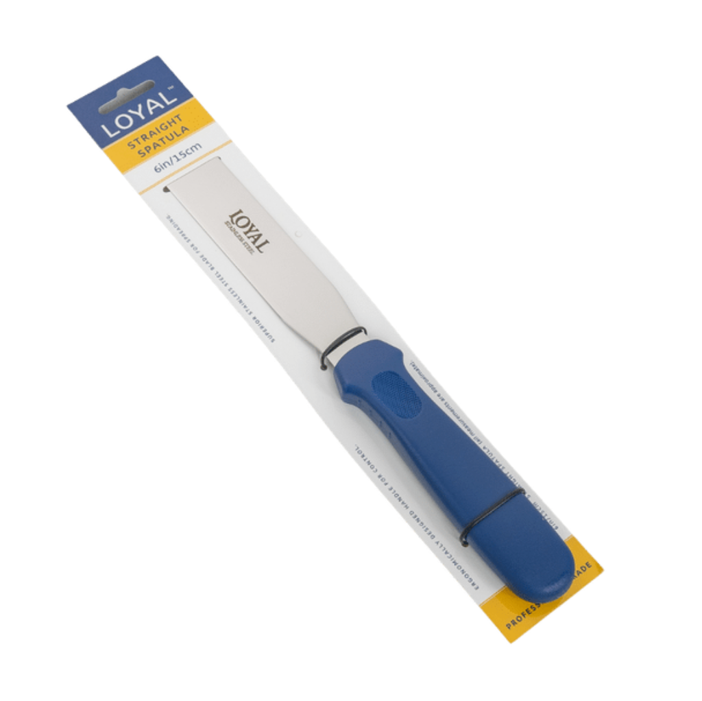 Loyal bakeware Straight Spatula - 8in plastic handle