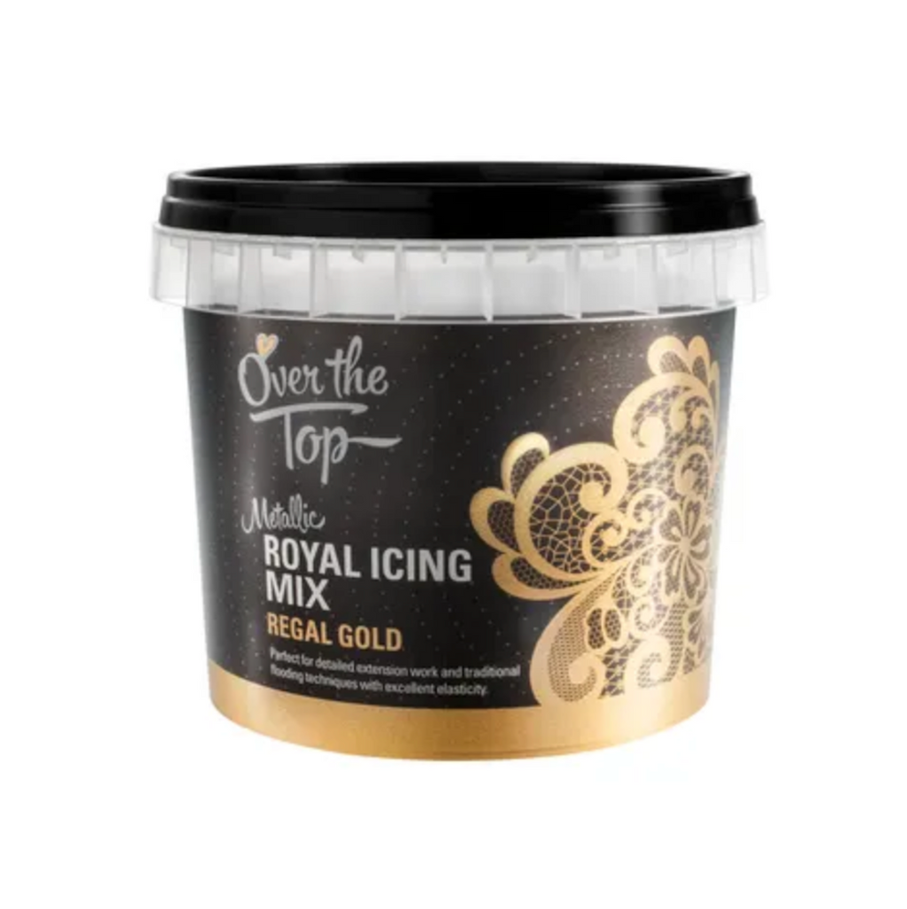 Over the Top Royal Icing Mix 150g - regal gold