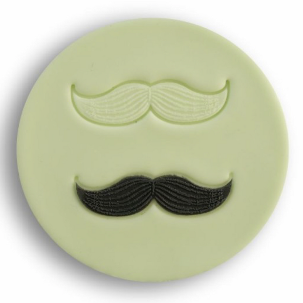Fondant Super Stamps by Sucreglass - English Moustache cookie stamp