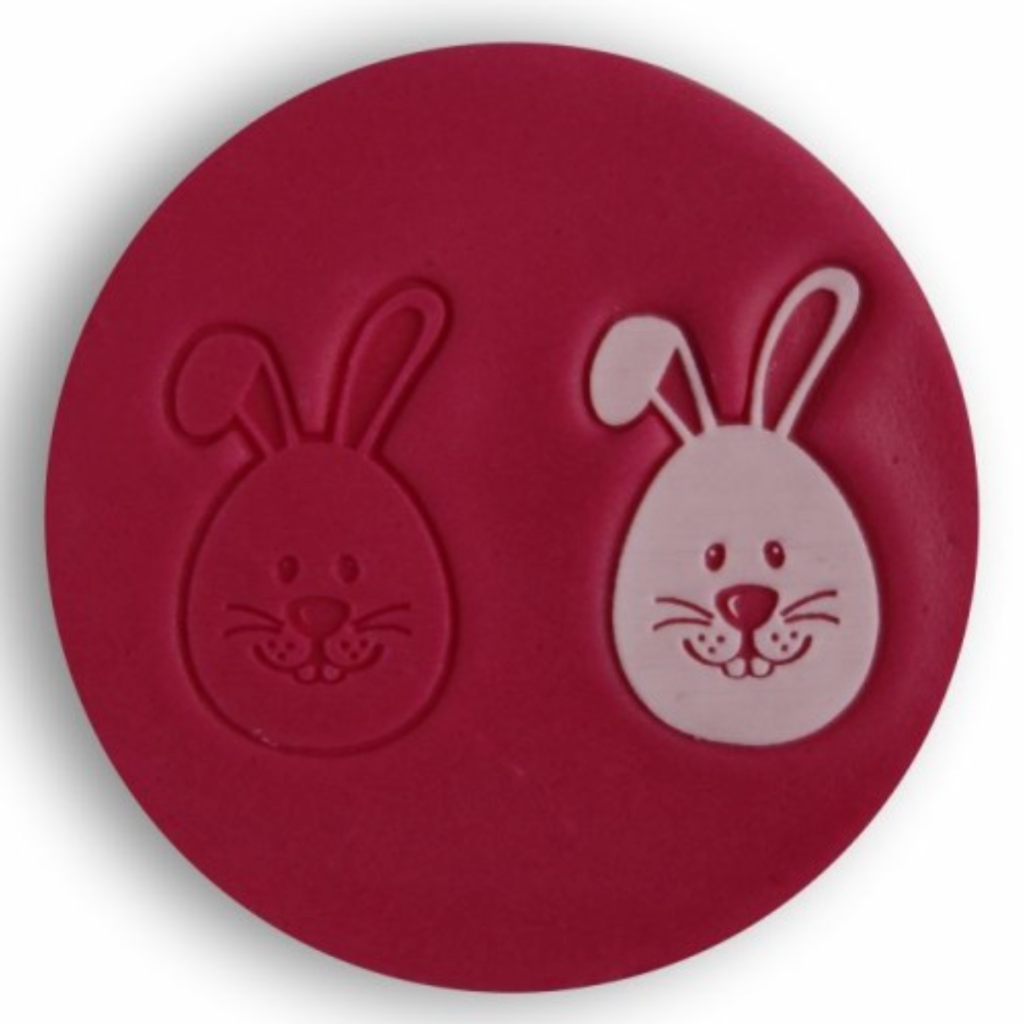 Sucreglass super stamp cookie stamp fondant debosser decorated cute easter bunny
