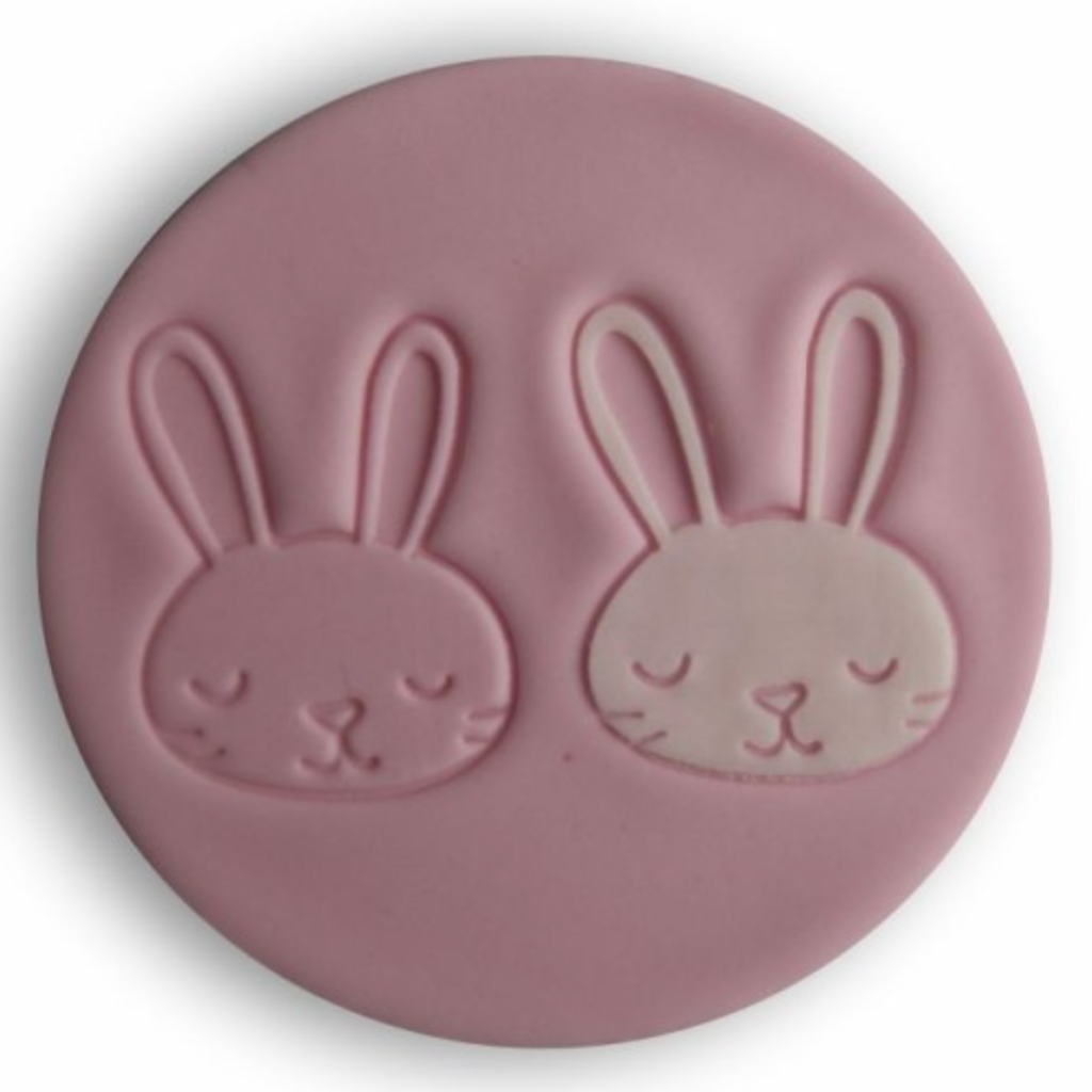 Sucreglass super stamp cookie stamp fondant debosser decorated cute easter bunny