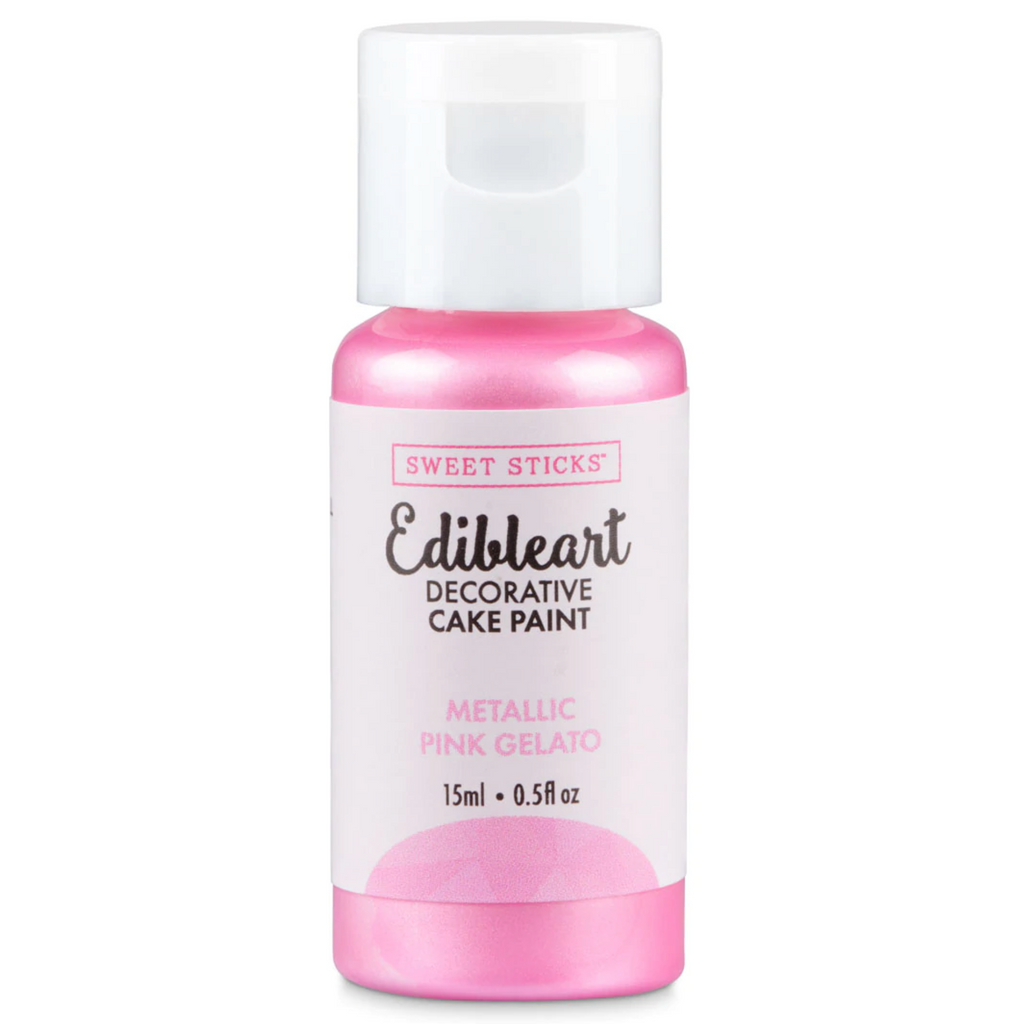 Sweet Sticks Metallic Edible Paint 15ml - Pink Gelato