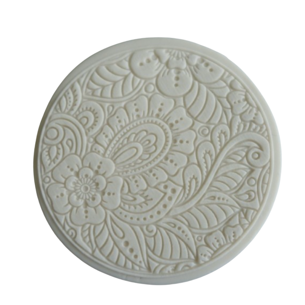 Fondant Cookie Stamp by Sucreglass - Flourished Mandala