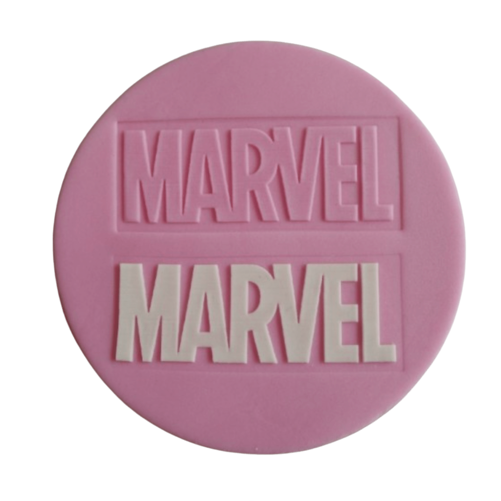 Fondant Super Stamps by Sucreglass - Marvel Logo