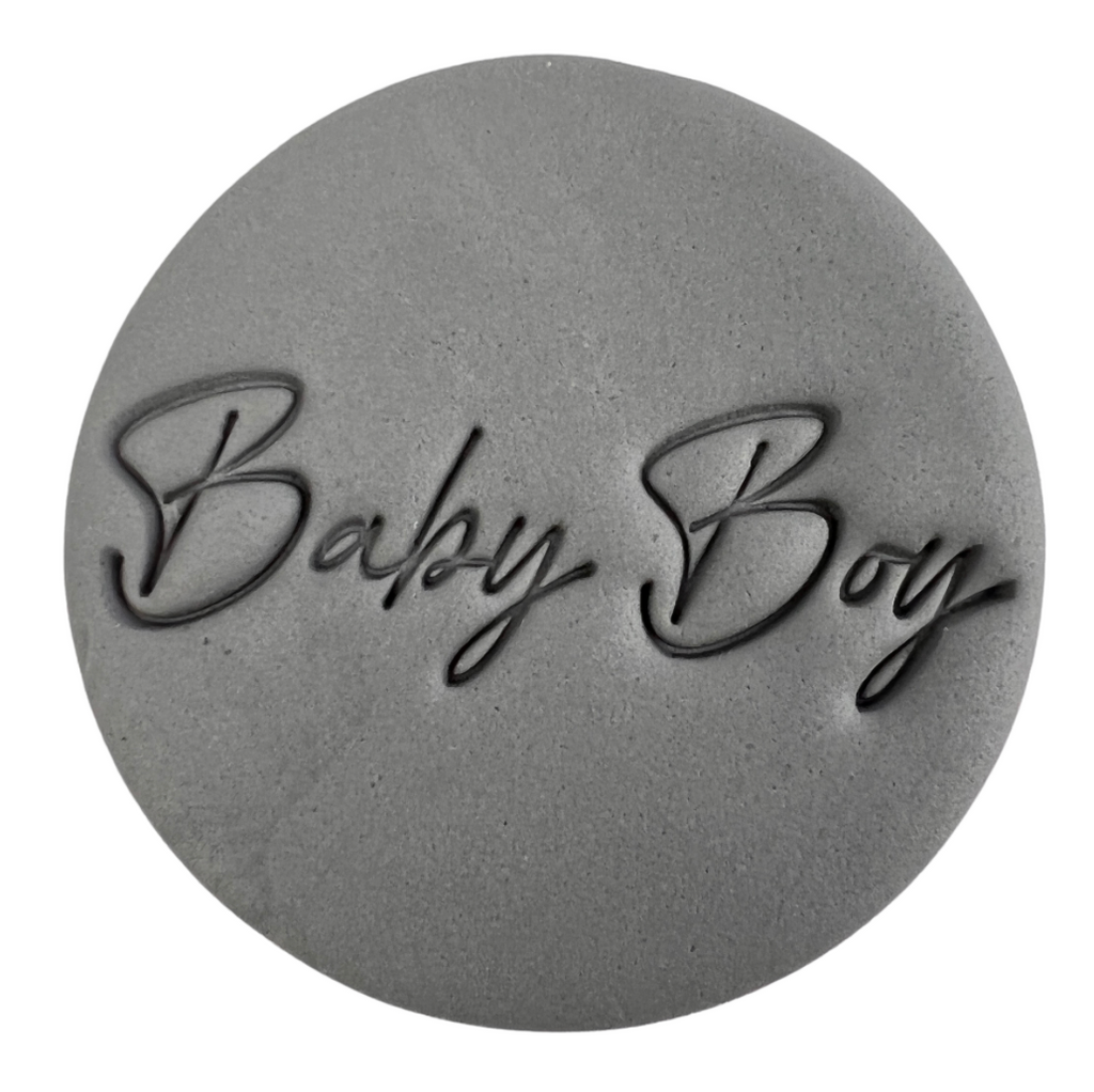 Cookie Stamp fondant Embosser - Baby Boy Cakers Paradise