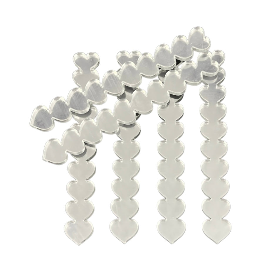 Heart Popsicle - Ice Cream Sticks - Silver Cakers Paradise