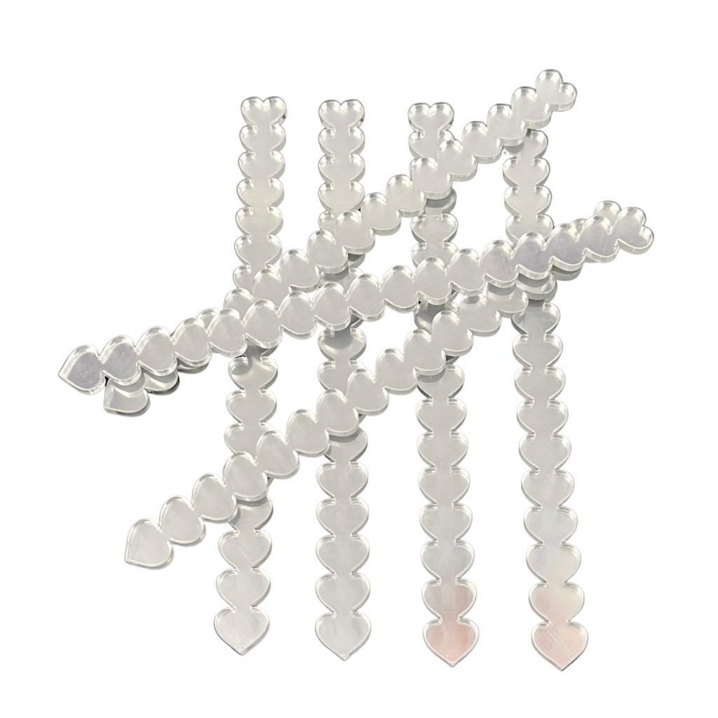 Heart Popsicle - Ice Cream Sticks - Silver Cakers Paradise