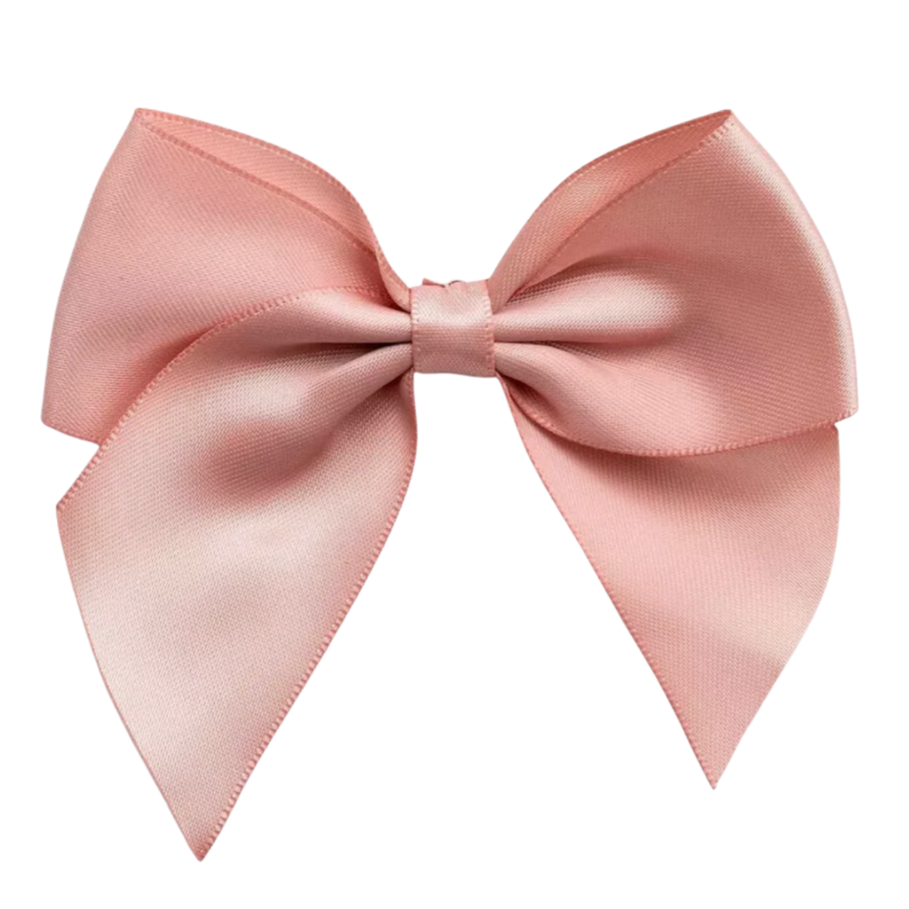 Satin Cakesicle Bows 10cm 6 Pack - Rose Gold Cakers Paradise