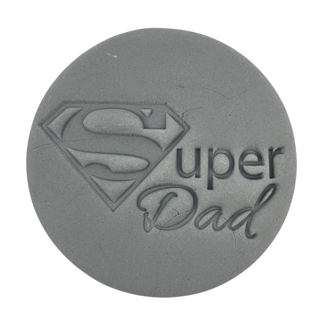 Cookie Stamp Fondant Embosser - Superman Dad Cakers Paradise