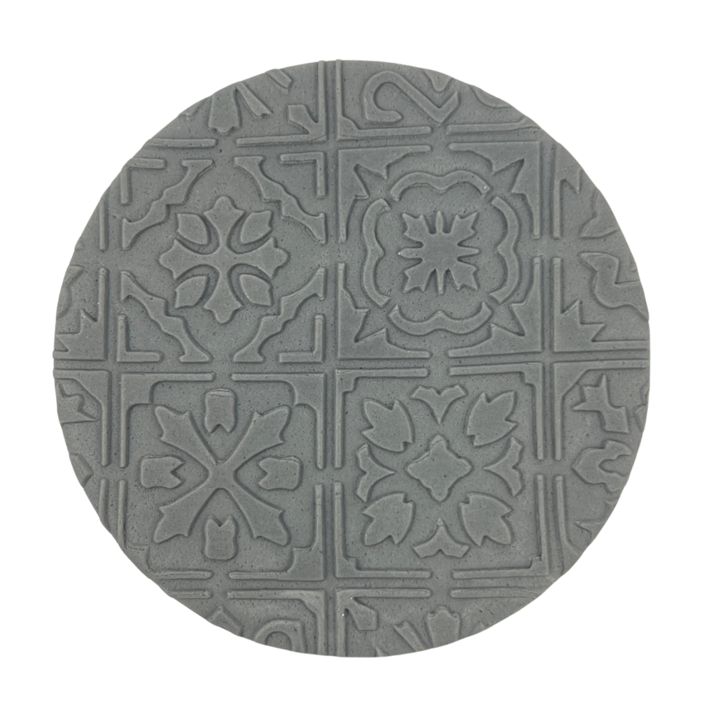 Acrylic Textured Fondant Stamp Debosser - Mediterranean Tile