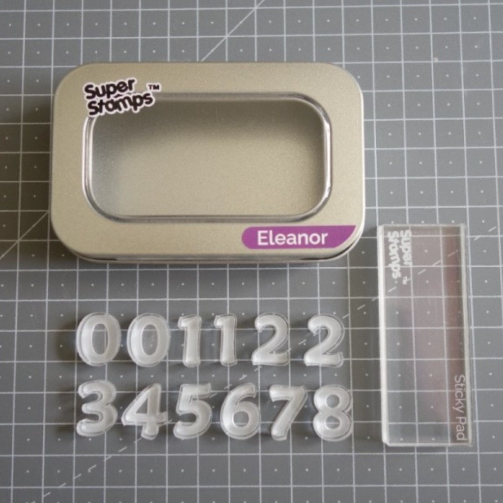 Fondant Number Super Stamps by Sucreglass - Eleanor