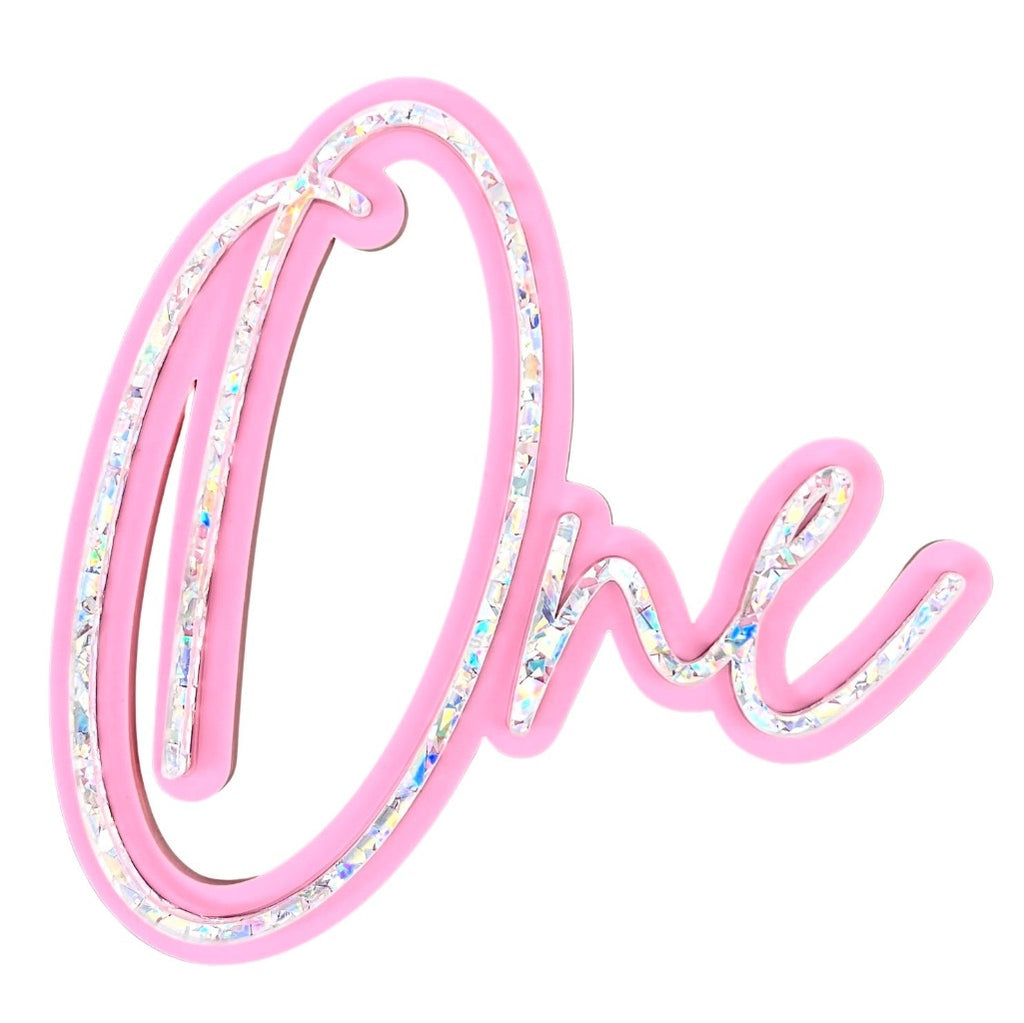 Double Layered Acrylic Birthday Cake Fropper - One