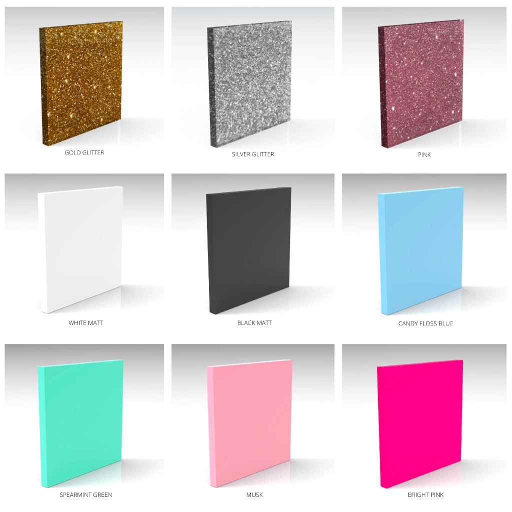 acrylic colour samples Cakers paradise