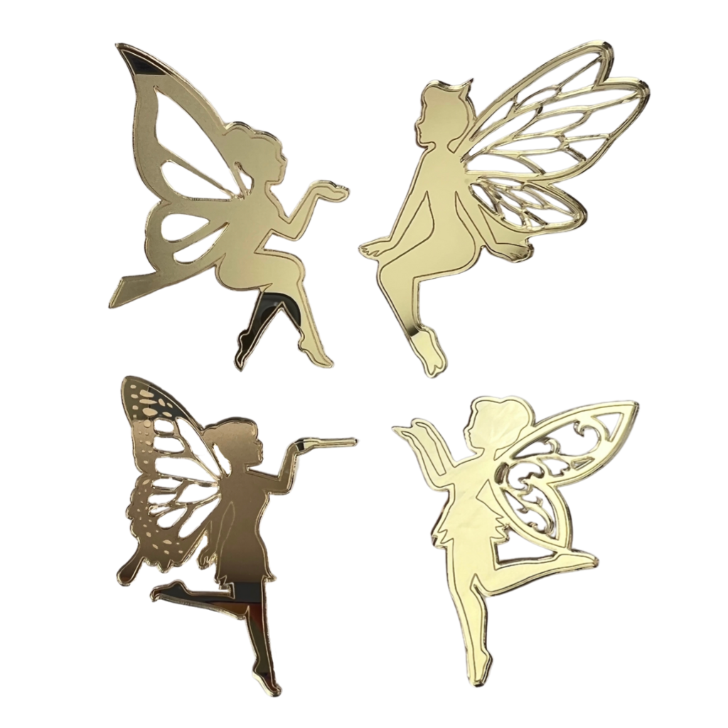 Acrylic Cake Topper Charms - Fairies