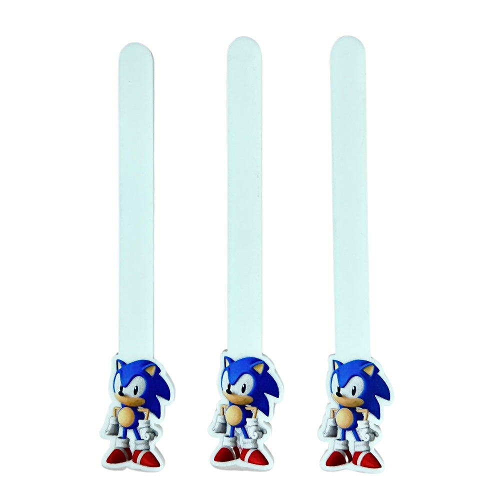 Acrylic Popsicle - Cakesicle Sticks - Sonic 8pc