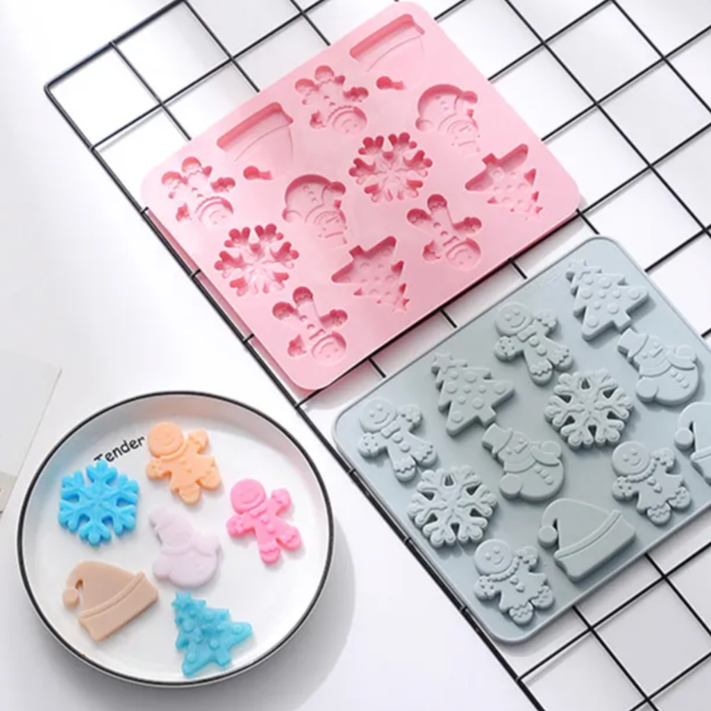Large Christmas Decorations Silicone Mould